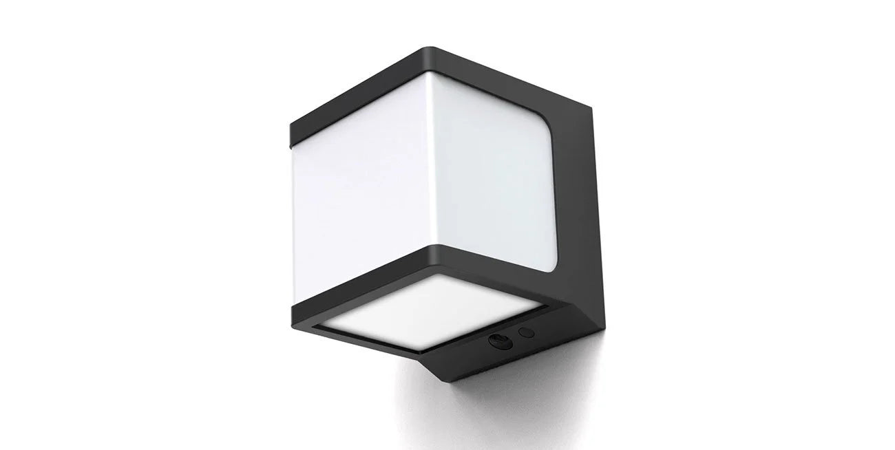 SOLAR CUBE SHAPE WALL LIGHT FL-CS-23-10W