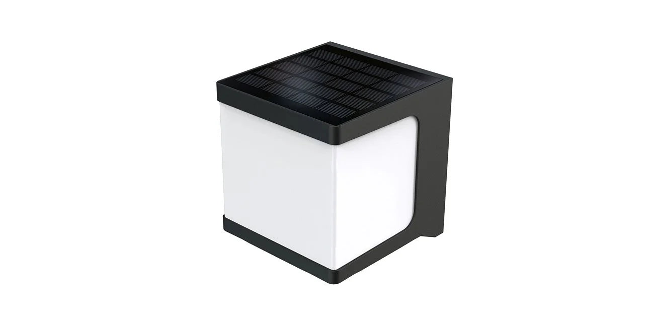 SOLAR CUBE SHAPE WALL LIGHT FL-CS-23-10W