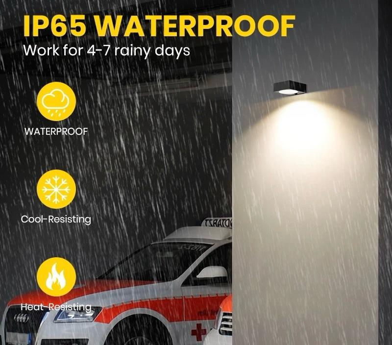 10W SOLAR CUBOID WALL LIGHT FL-CWL-603