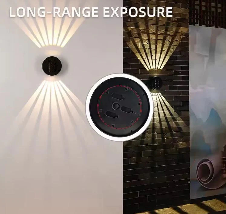 10W SOLAR CIRCLE BEAM ADJUSTABLE LIGHT FL-CBL-468