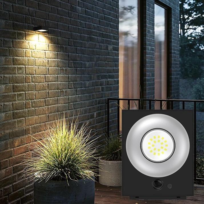 10W SOLAR CUBOID WALL LIGHT FL-CWL-603