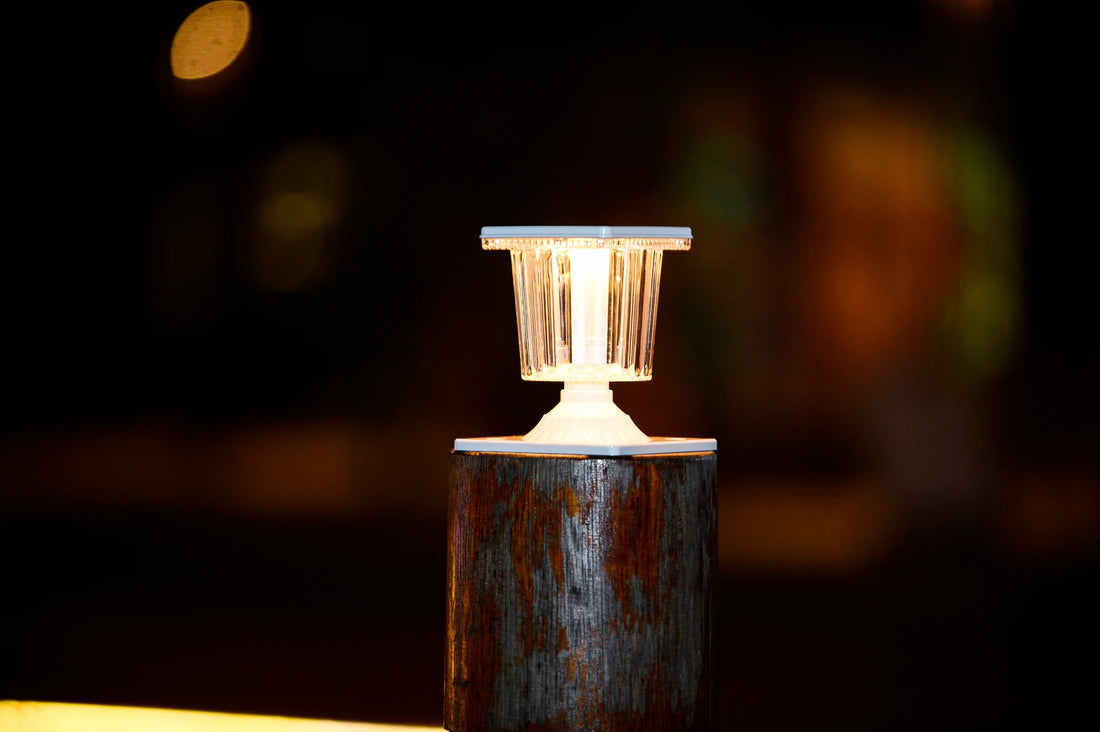 🌟 LumaGuard Solar Deck Post Light
