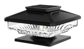 ☀️ Solar LED Deck Post Light – Easy Install Outdoor Fence &amp; Railing Lamp